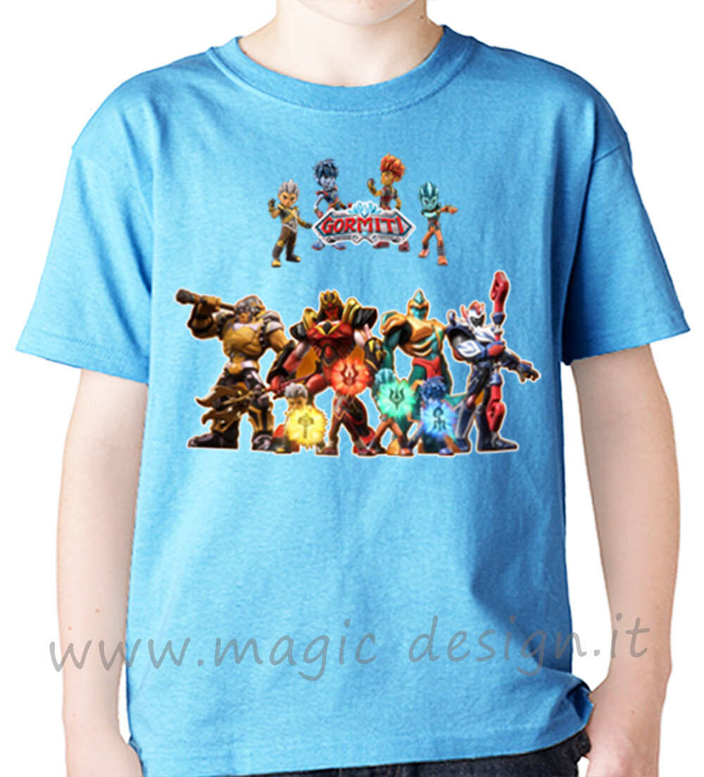 Game Gormiti Magliette Gormiti 2019 Gormiti Cotton T-Shirt 4/6