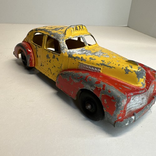 Vintage - 1950's Hubley Kiddie Toy - Cadillac Taxi - 7” - 459 - See Photos!! - Picture 4 of 16