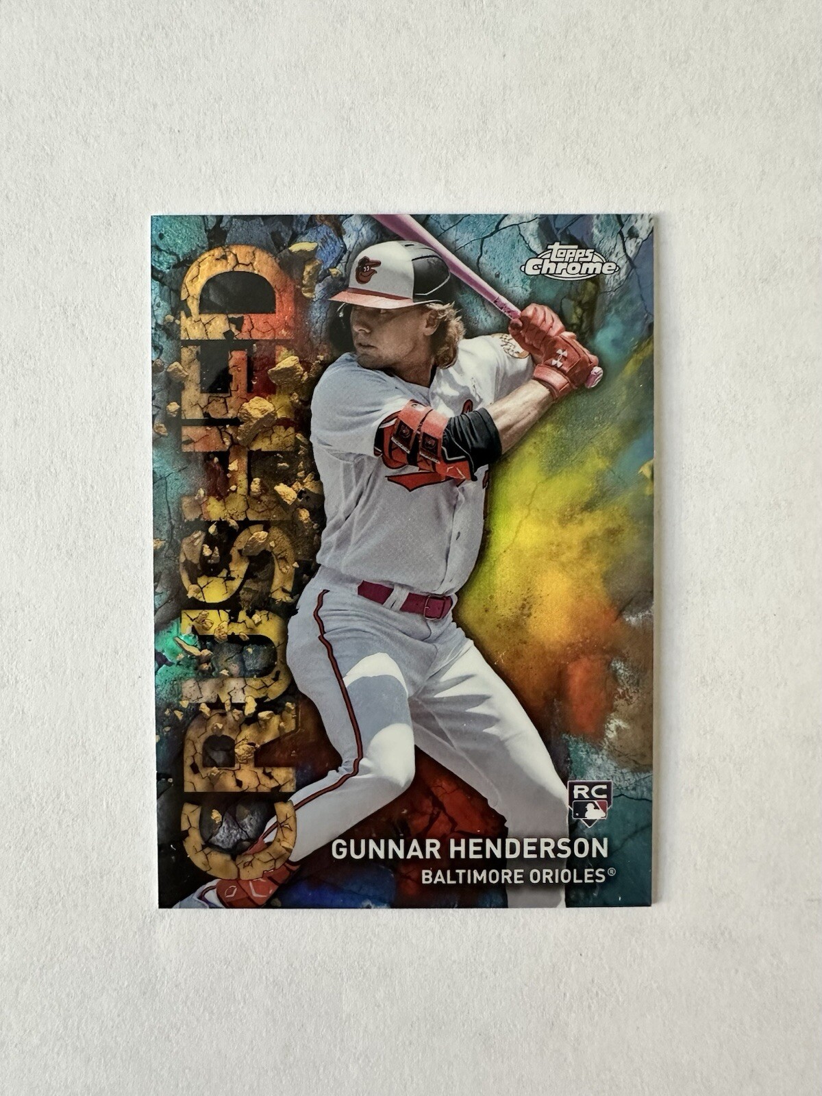 2023 Topps Chrome Update Gunnar Henderson Crushed SP Case Hit RC
