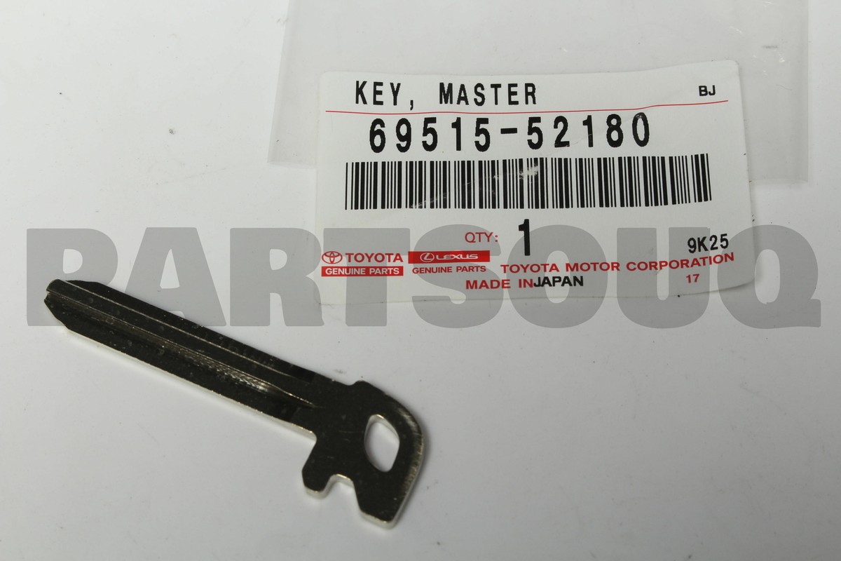 6951552180 Genuine Toyota KEY, BLANK 69515-52180 | eBay