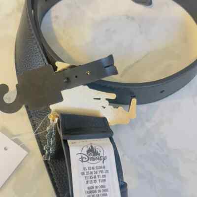 Disney Parks Gold Fantasyland Castle Buckle Black Belt - NWT 2021 Disney Parks Gold Castle Fantasyland Belt Black  main image 4