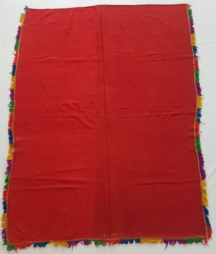 Vintage Handmade Traditional Ethnic Plain Kilim Floor Rug Carpet 205x148 cm