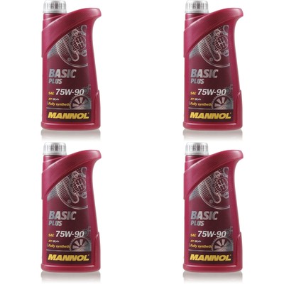 4L Original MANNOL Basic Plus 75W-90 API GL 4+ Öl Getriebeöl MN8108-1