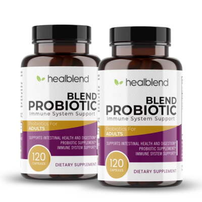 Probiotic Immune System Capsule Support Intestinal Health Digestion 2-Pack
