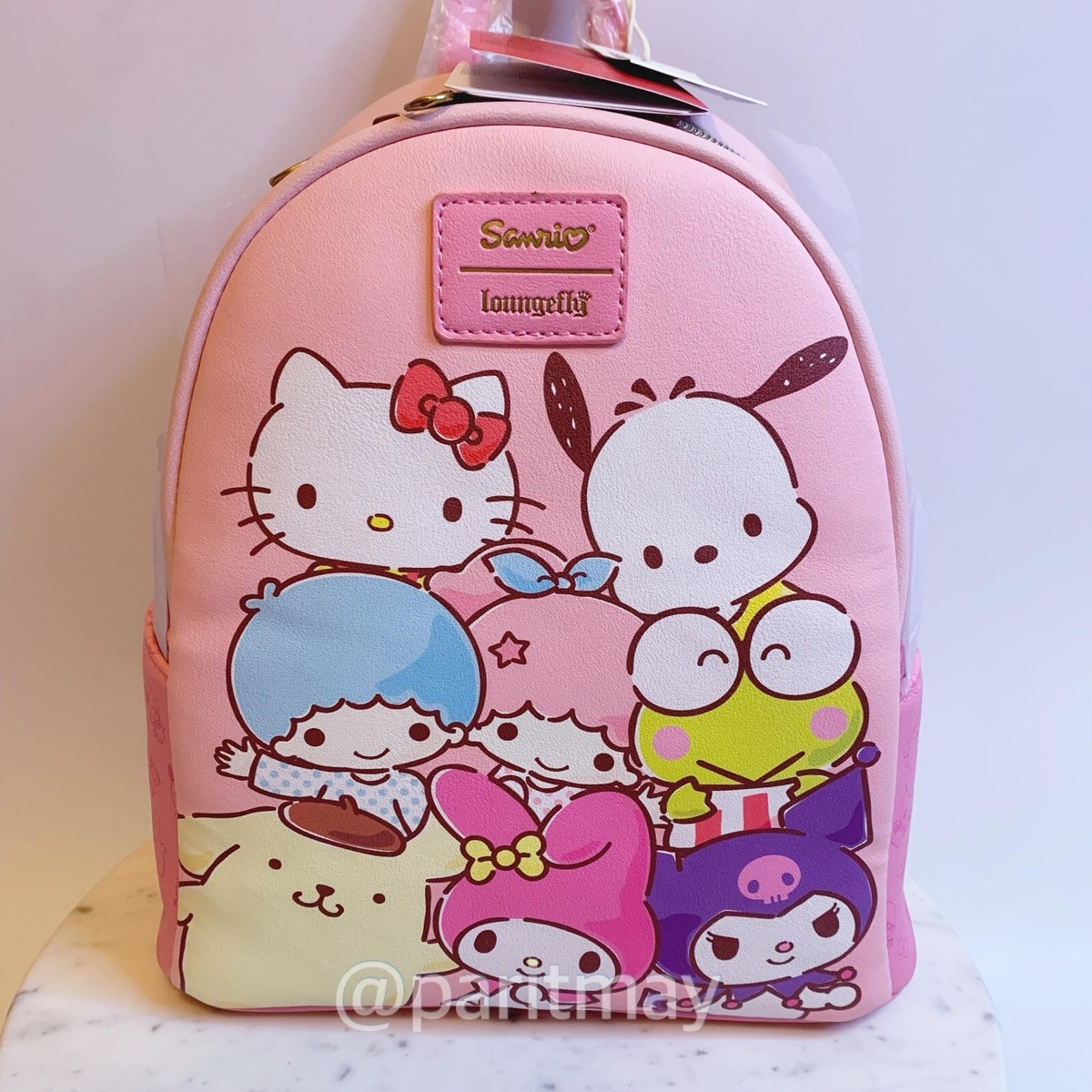 Loungefly Hello Kitty And Friends Pink Mini Backpack (NEW  display picture 3