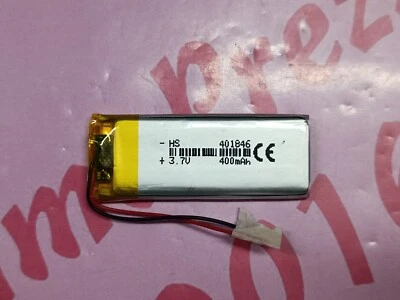 Batterie a litio cella da 3.7 v 400mAh misura 401846 per dispositivi elettrici