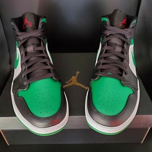 Nike Air Jordan 1 Mid Green Toe | Hype Stew Sneakers Detroit
