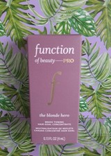 Function of Beauty PRO Blonde Hero Hair Goal Concentrate Mix 4 ML, New In Box.