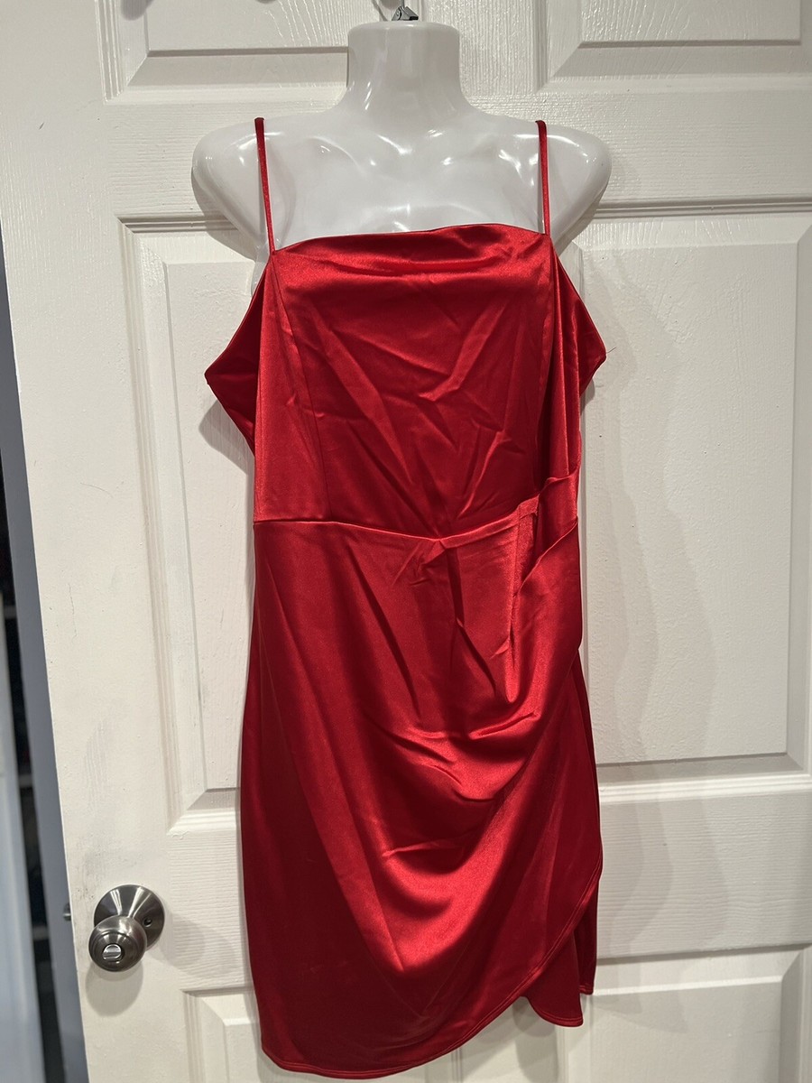 navy blue dress for baby girl Emerald Sundae Juniors Ruched Asymmetrical Dress main image 0