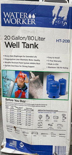 Water Worker 20-Gallon Vertical Pump Tank for sale online | eBay