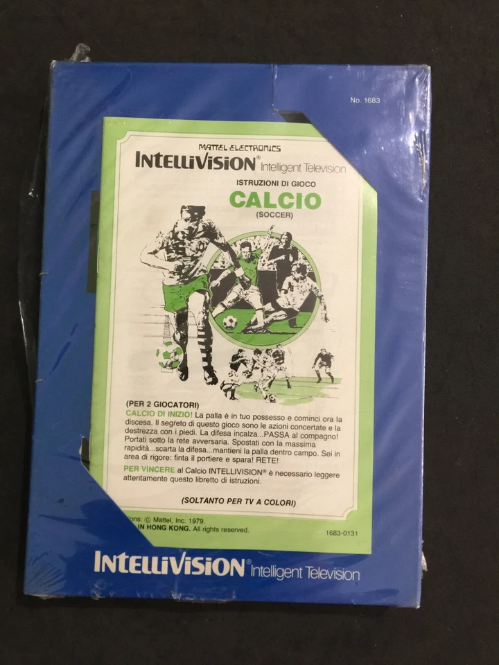 Soccer Intellivision Mattel Pal Italiano Nuevo Sellado - Imagen 4 de 4