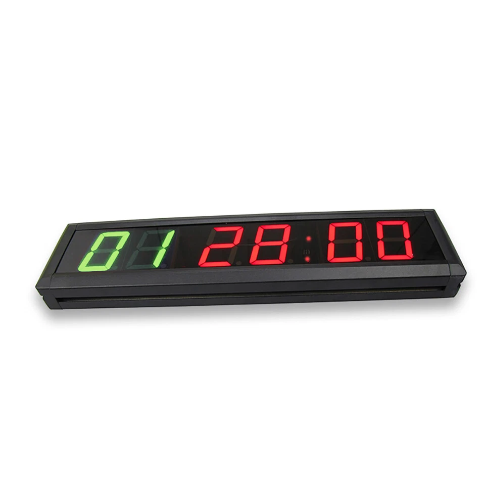 Gym Crossfit Clock Big LED Interval Timer Fitness Wall Gym Digital Stopwatch  - Image 4 of 4