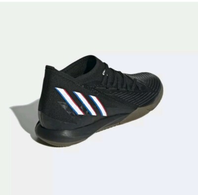 adidas Mens Predator Edge.3 Indoor Football Boots Black size 9