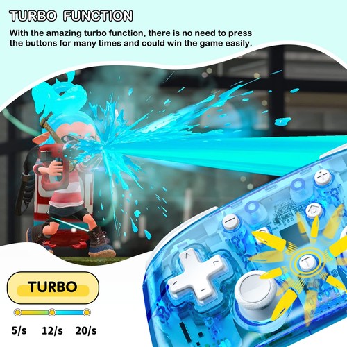 SW Wireless Game Controller Gamepad Joystick Remote FOR Nintendo Switch / Lite - Afbeelding 4 van 7