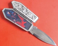 COLLECTIBLE FOLDING KNIFE: DRACULA - 9.9 cm FOLDED - ref.. CT 74