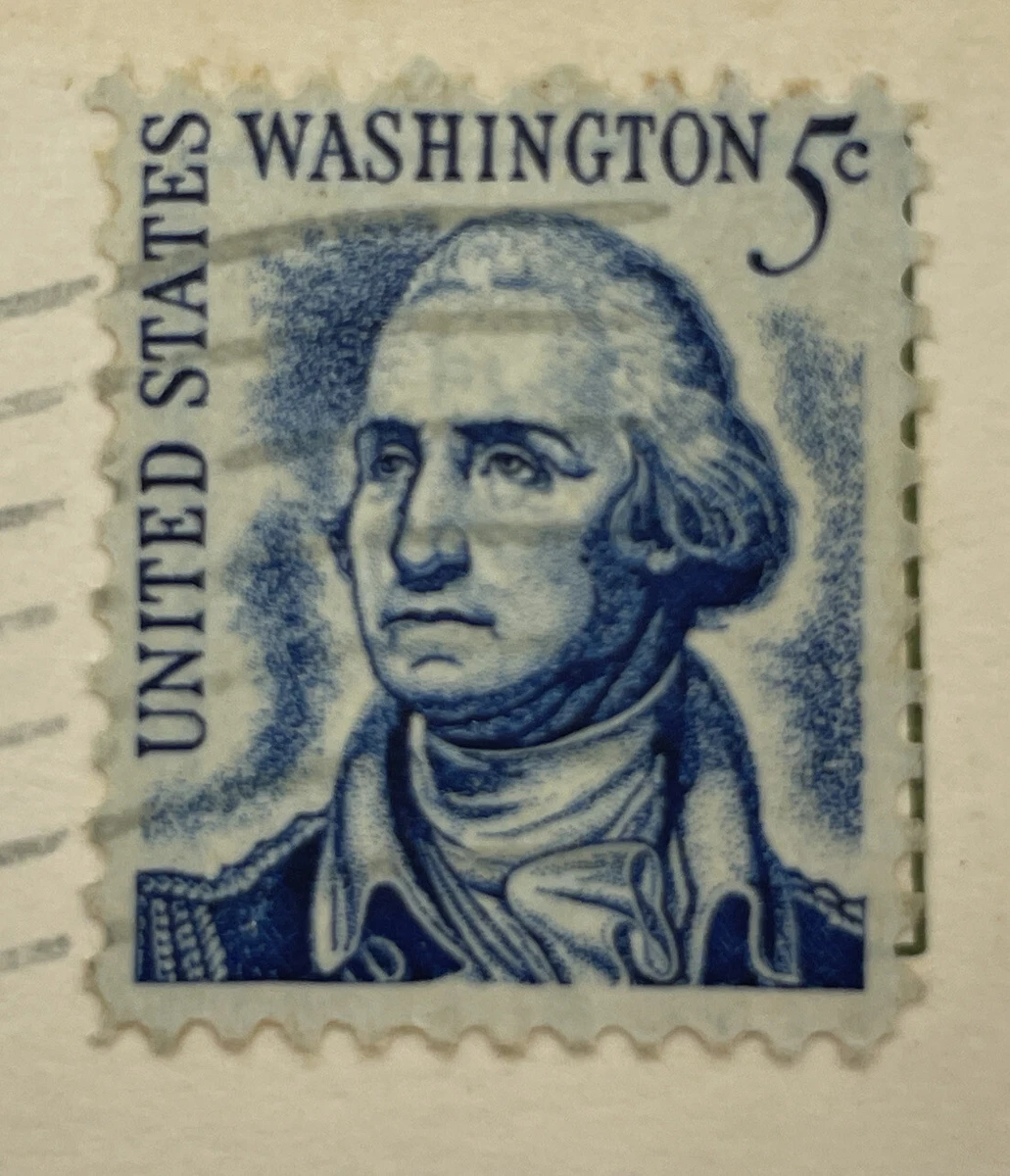 5 Cent Washington Blue Used US Stamps (1901-Now) for sale | eBay