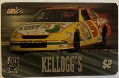 Nascar, Kelloggs Corn Flakes Car#5 Phone Card. Unused/expired