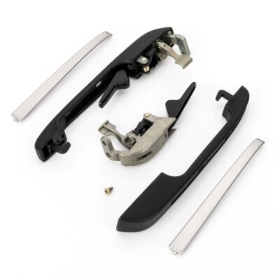 2X Door Handle Set Rear Left Right Outside For AUDI 80 90 81 85 B2