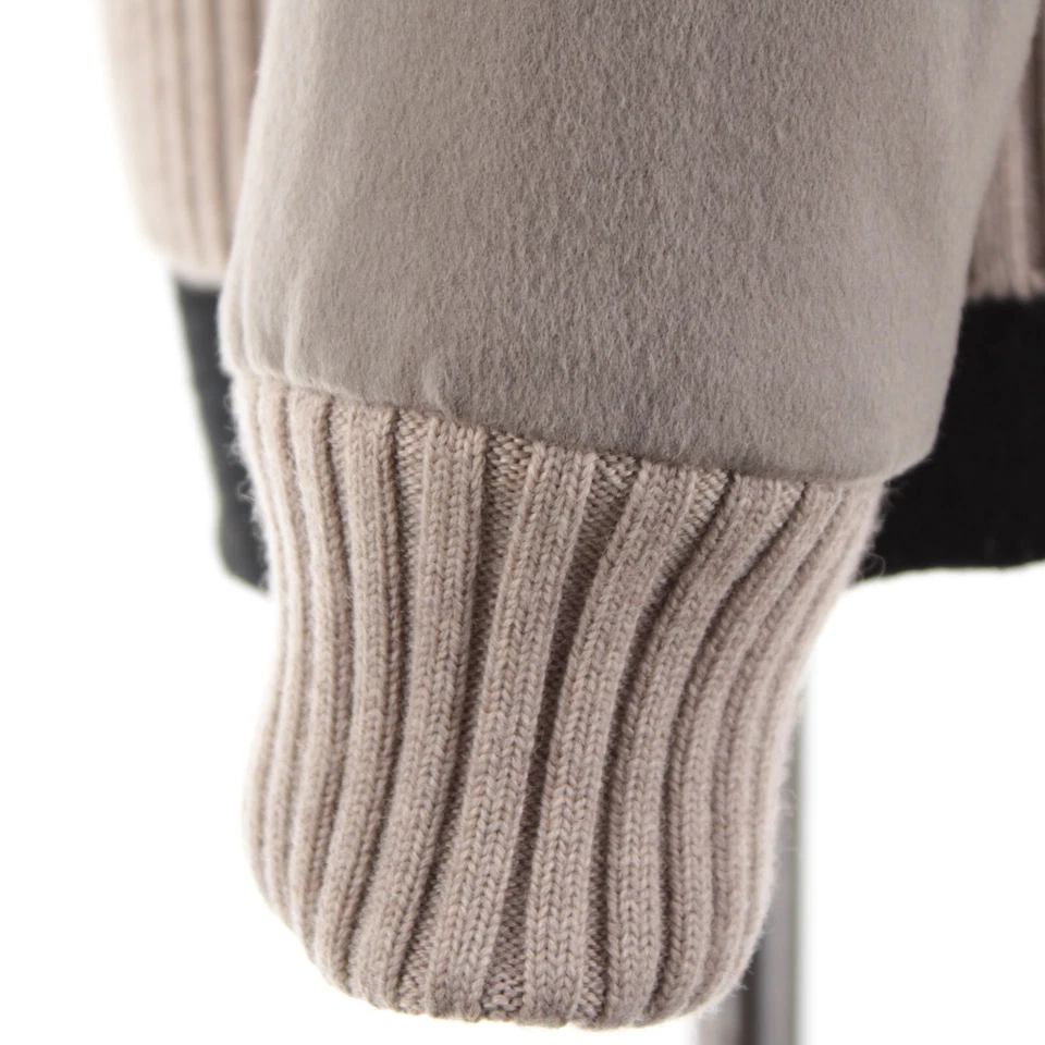 Kired Kiton NWT Ronde Wool Jacket w/ Removable Collar Size 48 (S US) In Beige - Image 3 of 4