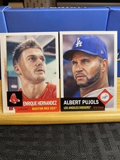🛑👀 Topps Living Set Cards #461-462 ENRIQUE HERNANDEZ & ALBERT PUJOLS 🔥