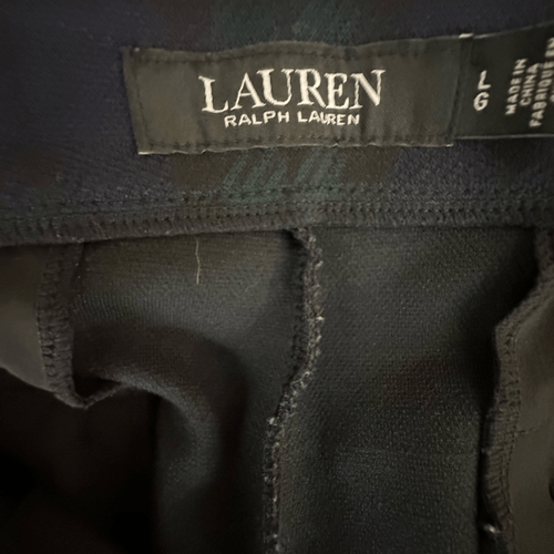 Ralph Lauren Black Label Green Blue Tartan Plaid Pants | Size L - Picture 8 of 9
