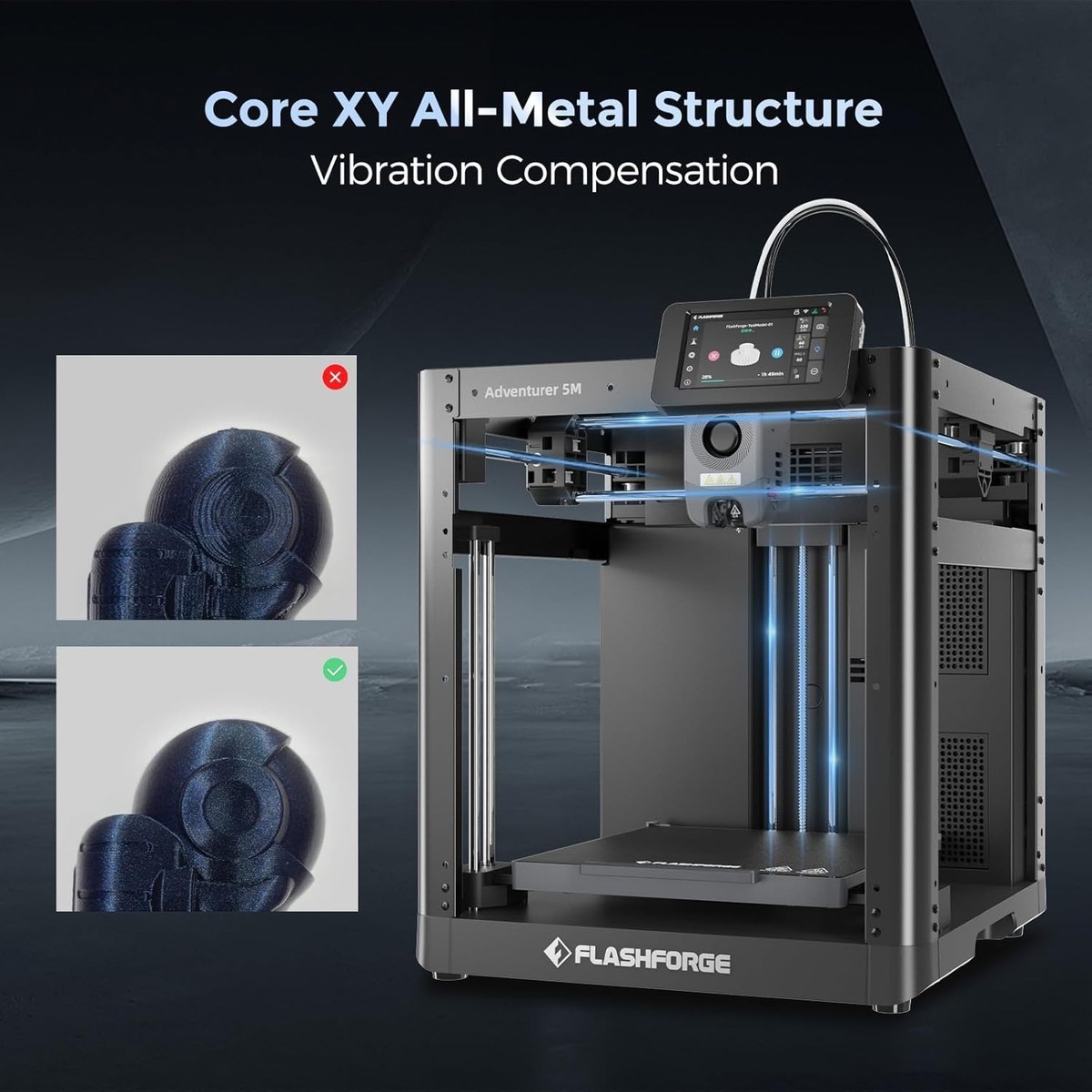 Flashforge Adventurer 5M 3D Printer CORE-XY High Speed (Brand New
