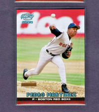 2000 PACIFIC ACTION PLATINUM BLUE MISSING SERIAL #68 PEDRO MARTINEZ 1/1