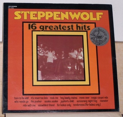 Steppenwolf   16 Greatest Hits - Vinyl LP Record Album - Excellent