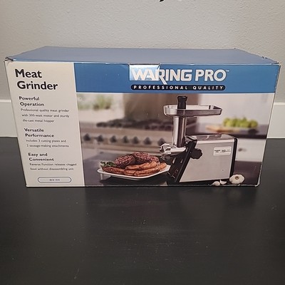 Waring Pro MG100 Professional Quality Meat Grinder Once Used Power TESTED Clean