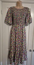 Image of Bnwt Multicoloured Floral Summer Dress Size 18 By Yours