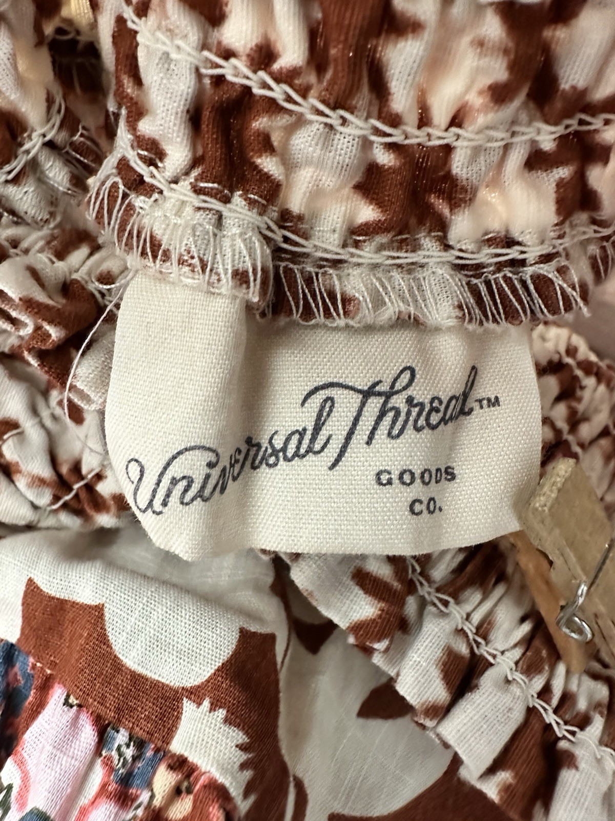 Universal Thread Patchwork Broomstick Tiered Midi… - image 5