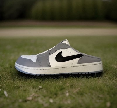 Mens Air Jordan Mule GOLF Shoe-Wolf Grey/Sail/Photon Dust/Black