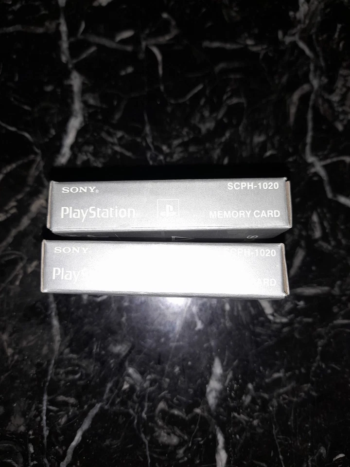 2 Sony PlayStation One 1 PS1 Memory Card Light Gray SCPH-1020 Brand New - Image 2 of 2