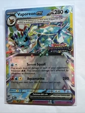 Vaporeon ex - (Prismatic Evolutions Stamp) 023/131 Miscellaneous Cards 