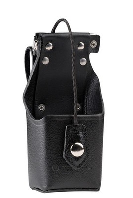 Motorola Leather Carry Case with Belt Loop, D Rings, and T-Strap NNTN4117A  New