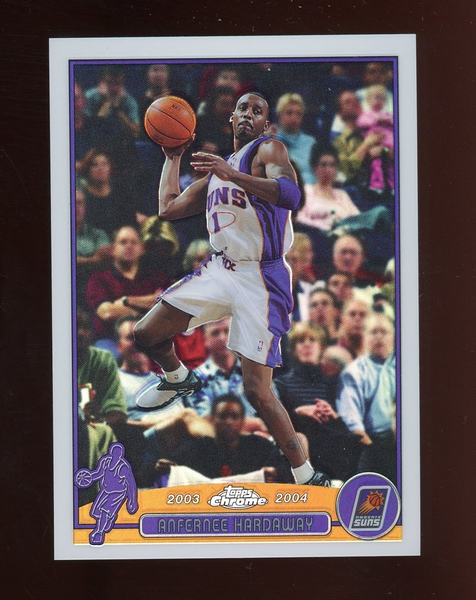 2003-04 Topps Chrome Refractor #22 Anfernee Hardaway Phoenix Suns