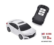 for Honda Key Fob Cover - Key fob case compatible with Honda Silvery White
