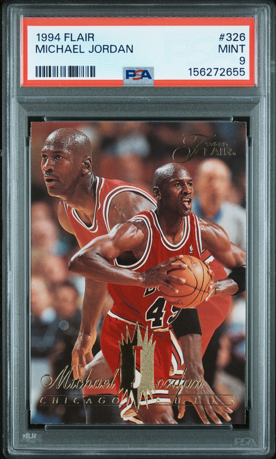 1994 FLAIR #326 MICHAEL JORDAN PSA 9