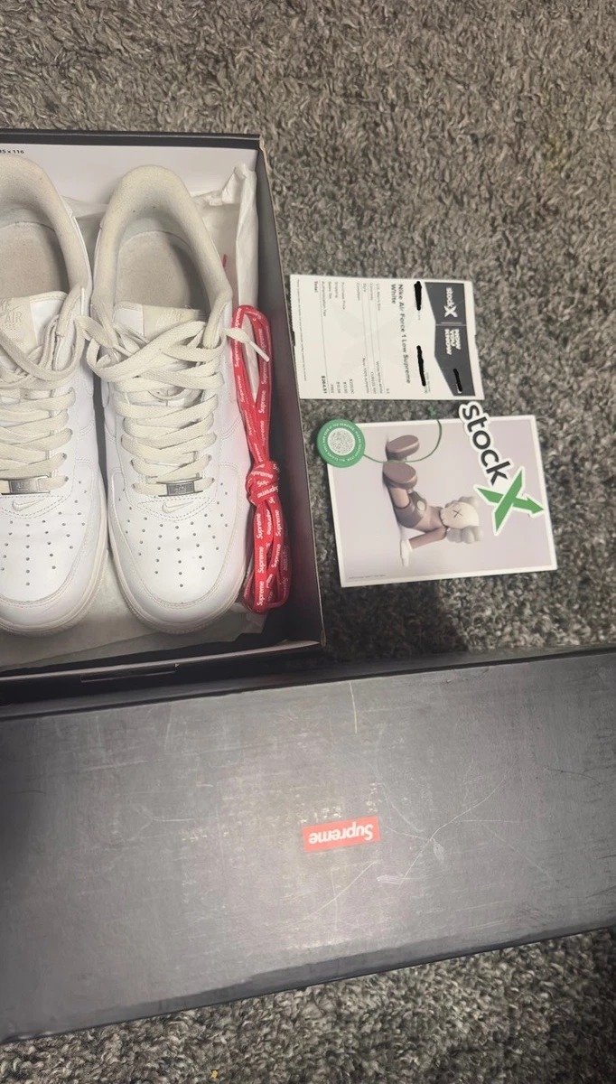 Nike Air Force 1 Supreme White for Sale | Authenticity Guaranteed