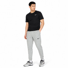 Nike Dry Fleece Training Pants, Dark Grey Heather/Black, XX-Large - Tapered