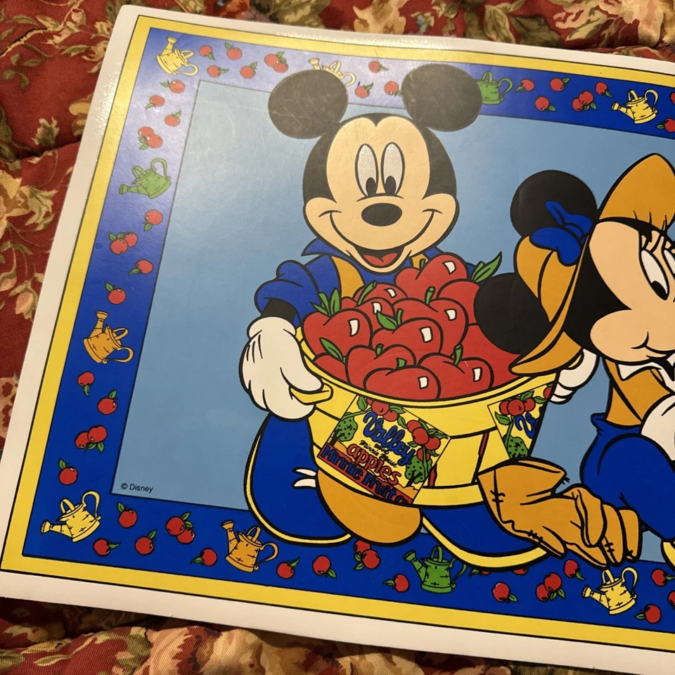 Mantel individual Mickey and Minnie Apple Foto 3 de 4