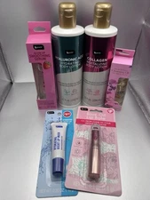 B Pure Variety Bundle/Hyaluronic Acid/collagen Body Lotion, Glow Up Serum/rose