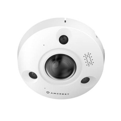Fisheye IP POE Camera, 360° Panoramic 12-Megapixel POE IP Camera, Heat Map