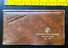 Vintage Knights of Columbus Coupon Wallet Checkbook Michigan State Council 1985