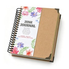 Handmade Junk Journal Scrapbook with 100 Sheets