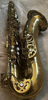 Buffet Crampon Tenor Saxophone 18-20 Brass Lacquered Hand Engraved w/ Case