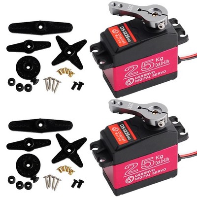 Wishiot DS3225 Update ServoDS3225MG 25Kg RC Digital Servo Full Metal Gear with 2