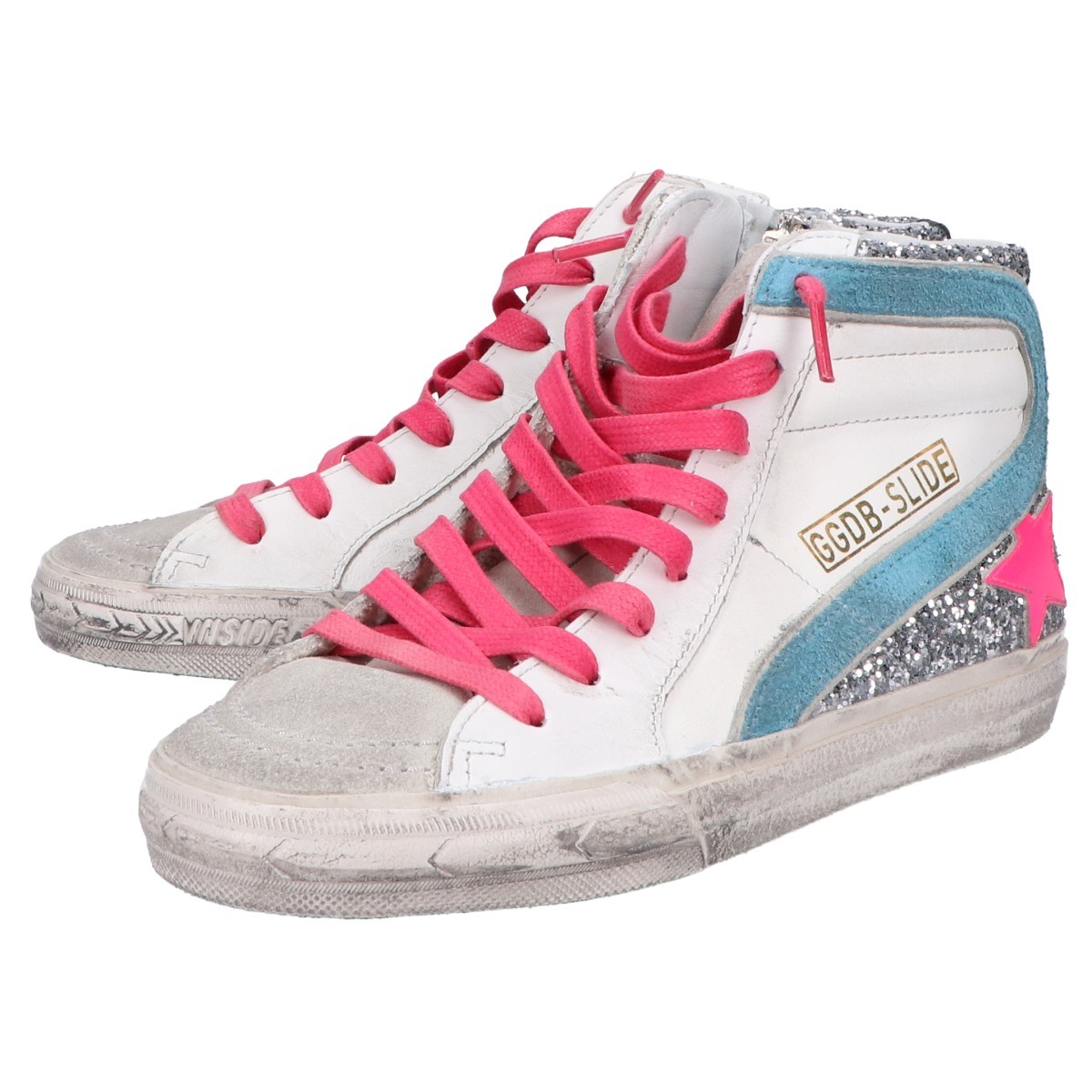 Golden Goose Slide Sneakers Pink Pink Hi Slide Golden Goose GOLDEN