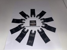 10 X Spectre SP-17212 34mm X 40mm Multi Tool Attachments For Wood Cutting