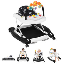 Baby Walker, 5 in 1 Baby Walkers for Boys Girls 6-12 Months, Foldable Walkers fo